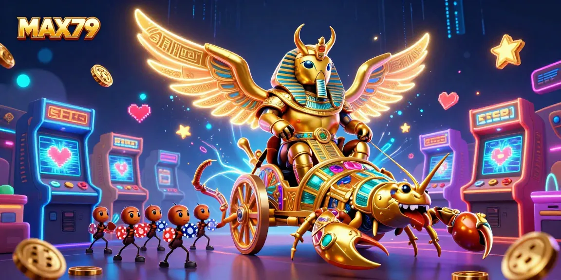 Experience thrilling gameplay at MAX79 with vibrant arcade elements and engaging characters.