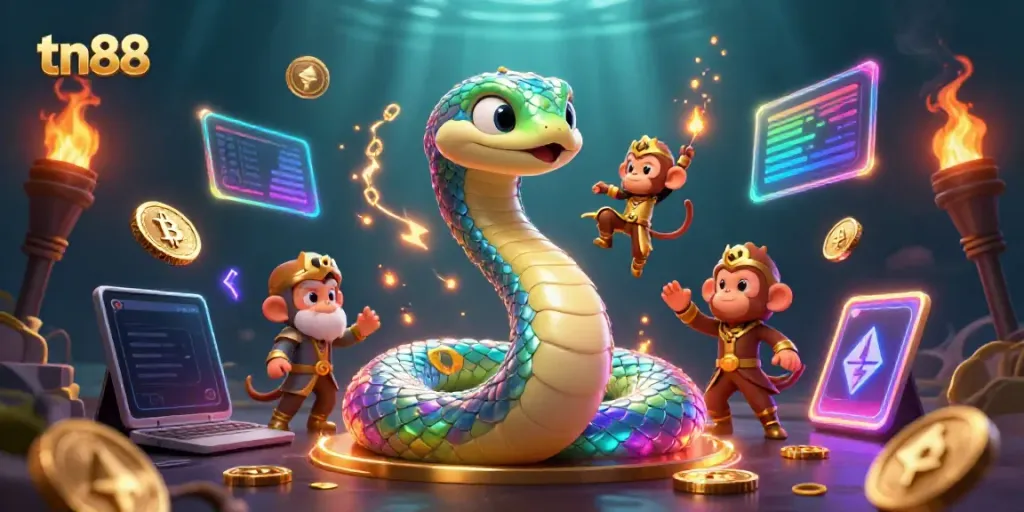 Embrace thrilling gameplay at tn88 with vibrant visuals celebrating online gaming excitement.