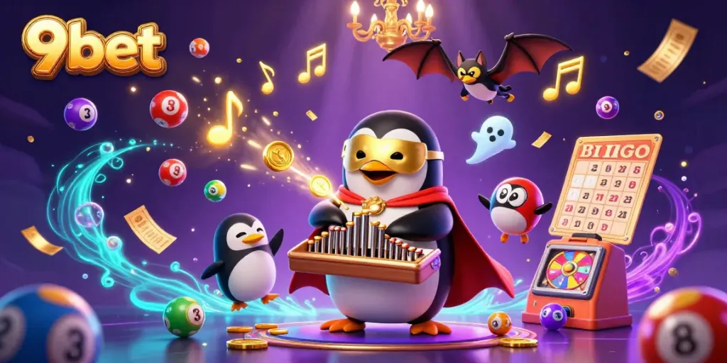 Experience thrilling gameplay with vibrant imagery at 9bet featuring lively casino elements.