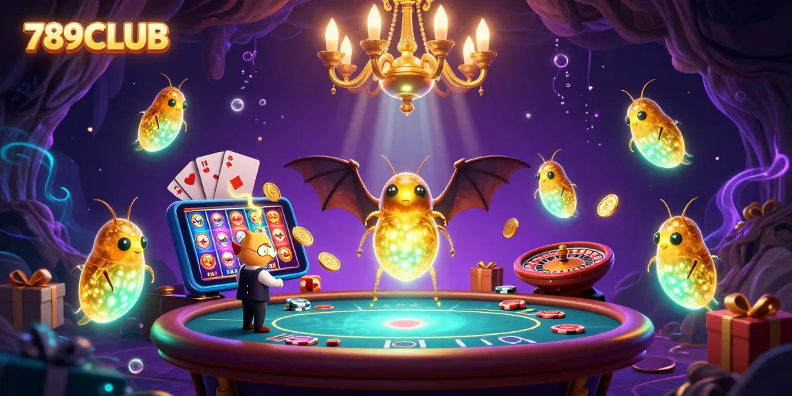Experience 789CLUB's exciting casino atmosphere with vibrant glowworms and engaging gaming elements.