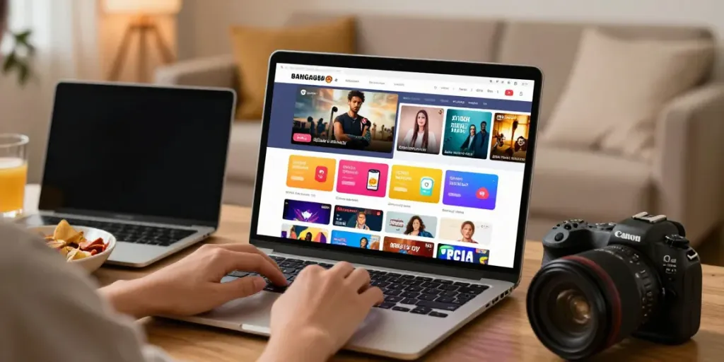 Engaging user experience on BANGAU88 digital entertainment platform with interactive interface.