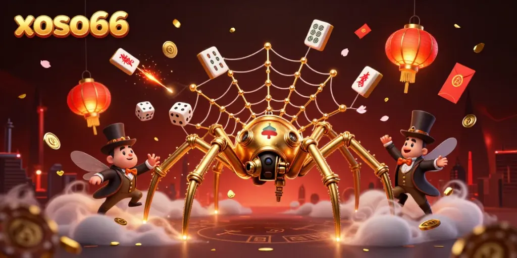 Win at xoso66 with strategic gameplay illustrated through vibrant 3D casino elements.