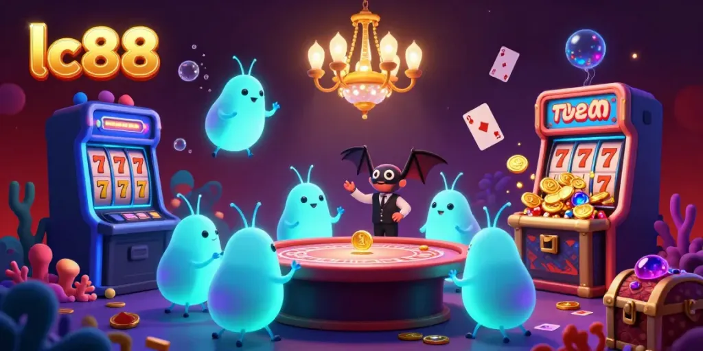 Experience winning excitement at lc88 casino with glowworms lighting the way to slots and jackpots.